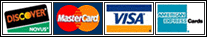 For your convenience, we take all major credit cards.
